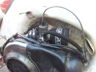MRP 36mm rotary valve intake largeframe Vespa PX, T5, Sprint, Rally, VNB...