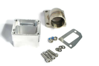 MRP Membranansaugstutzen Largeframe, lange Einlassdichtfläche, 38mm, ohne Membran