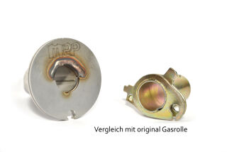 Schnellgasrolle Aussenklemmung 21mm Vespa Sprint, Rally, GTR, V50S, Special, SS90, Primavera, ET3