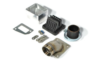 MRP Reed Valve System, long intake surface, 36mm complete set with VForce4 and carb rubber