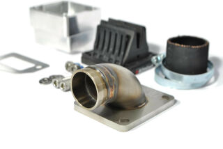 MRP Reed Valve System "Shorty", short intake surface, 30mm complete set with VForce4 and carb rubber