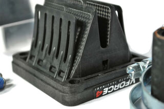 MRP Reed Valve System "Shorty", short intake surface, 30mm complete set with VForce4 and carb rubber