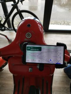 MRP Smartphonehalter V3, Vespa PX, Sprint, Rally, V50, PK. Inkl. Handyklemmung.