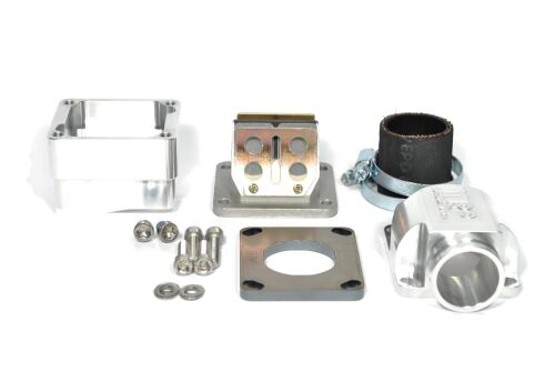 MRP Membranansaugstutzen LML-Motorgehäuse, 30mm, CNC-EDITION, mit RD350 Membran und Vergasergummi