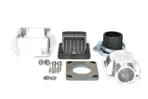 MRP Reed Valve System for LML-engine-case, 35mm, CNC-edition, with VForce4 and carb rubber