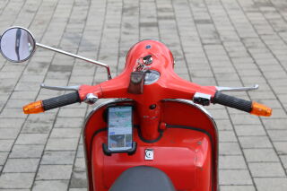 MRP Smartphonehalter magnetisch, Vespa + Lambretta universal. Inkl. Handyklemmung.