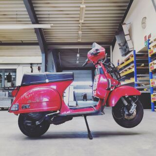 Main stand adapter Vespa PX / T5