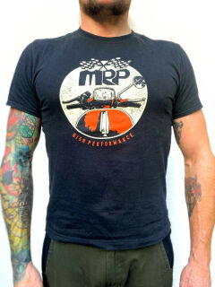 T-Shirt MRP vintage, schwarz, Größe XL