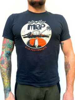 T-Shirt MRP vintage, schwarz, Größe XXL