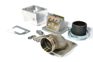 MRP Reed Valve System, long intake surface, 36mm complete set with RD350 reed and carb rubber